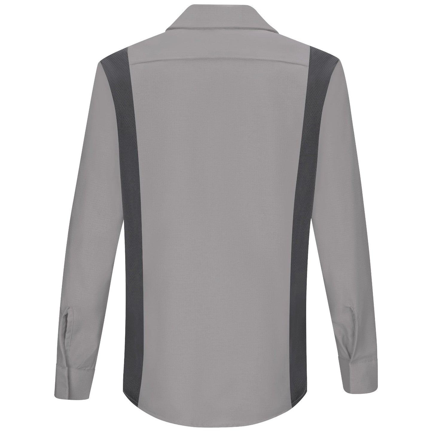 Black/Charcoal Button Up Shirt - Red Kap - Oilblock Fabric
