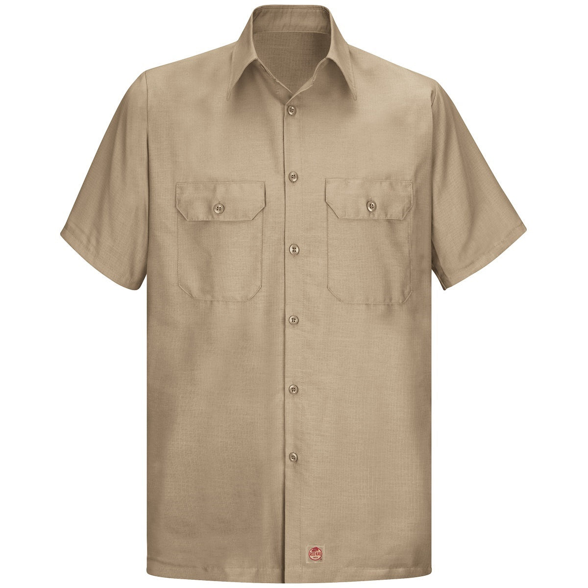 Black Button Up Shirt - Red Kap - Rip Stop Fabric