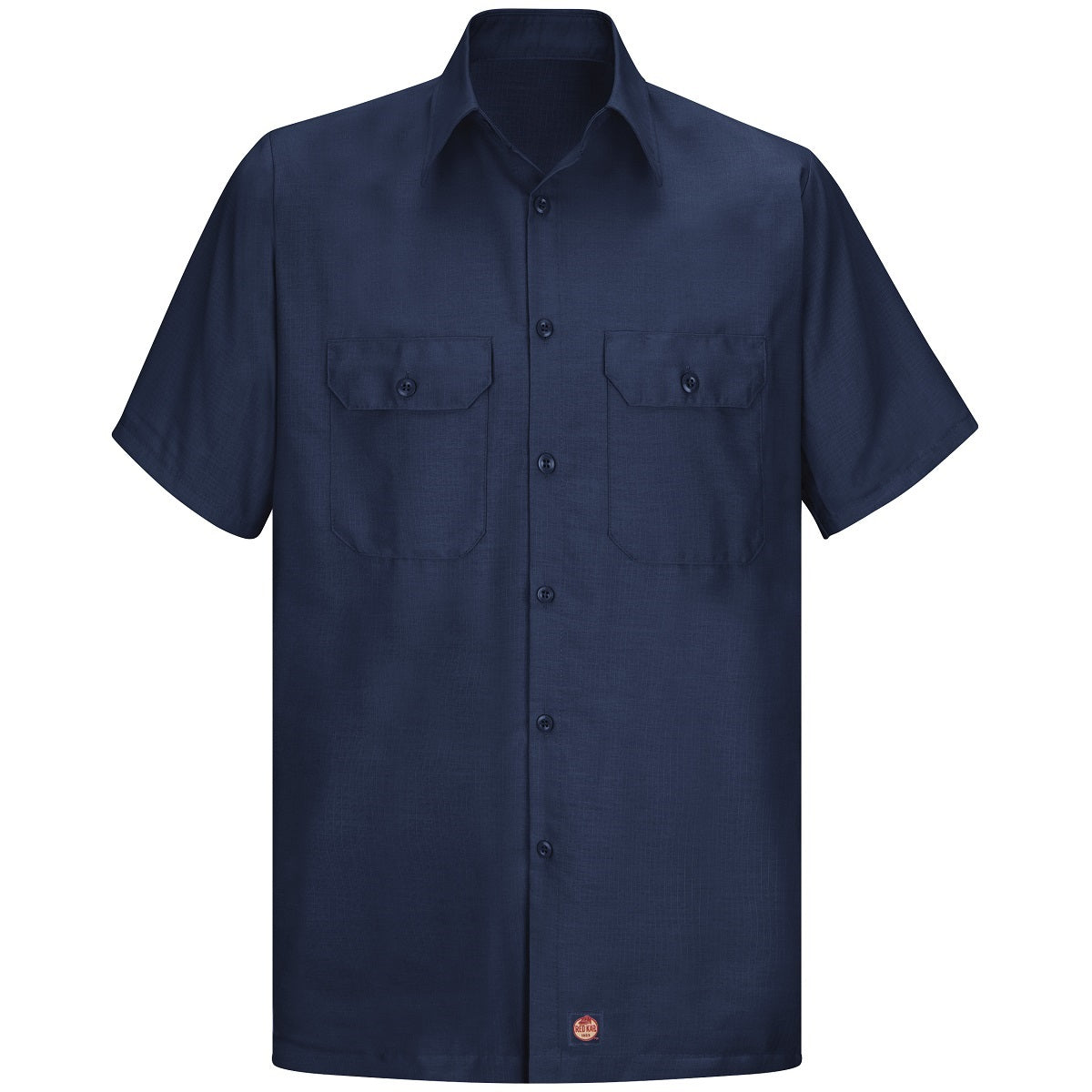 Black Button Up Shirt - Red Kap - Rip Stop Fabric