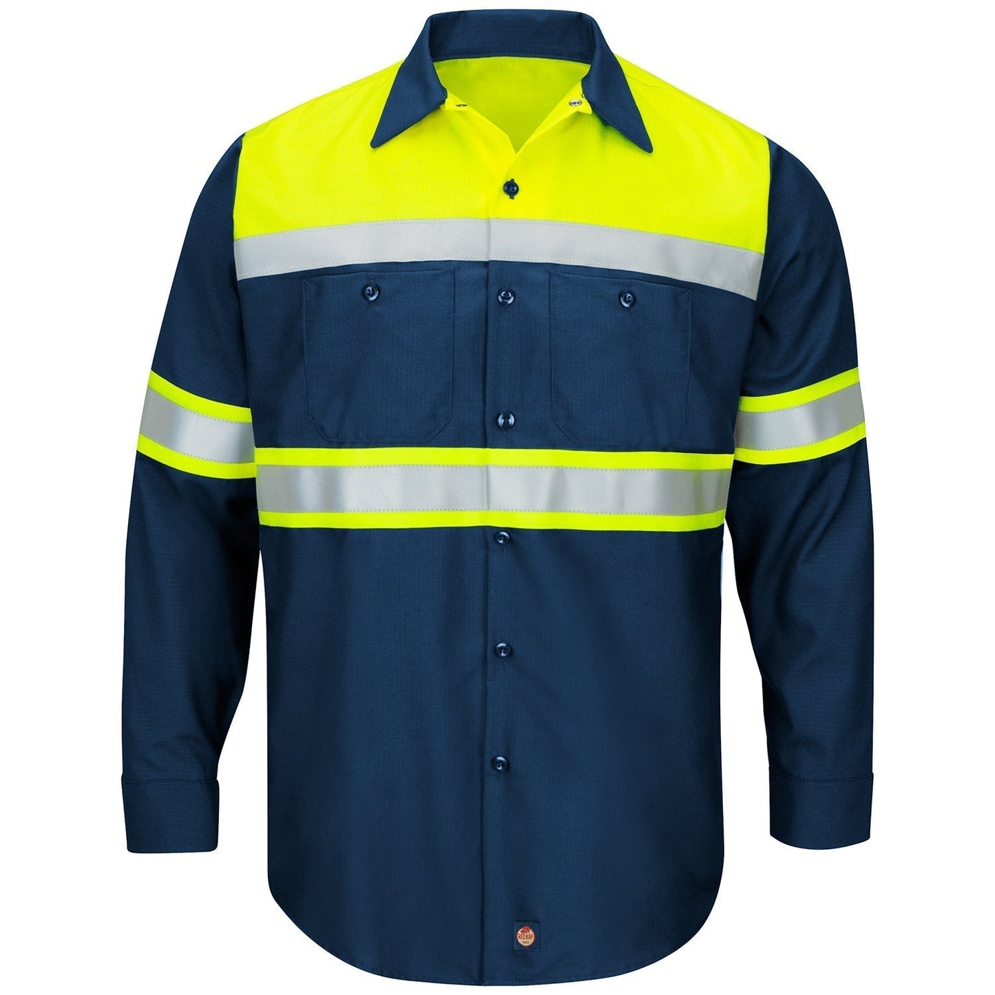 Charcoal Button Up Shirts - Red Kap - Hi-Visibility Work
