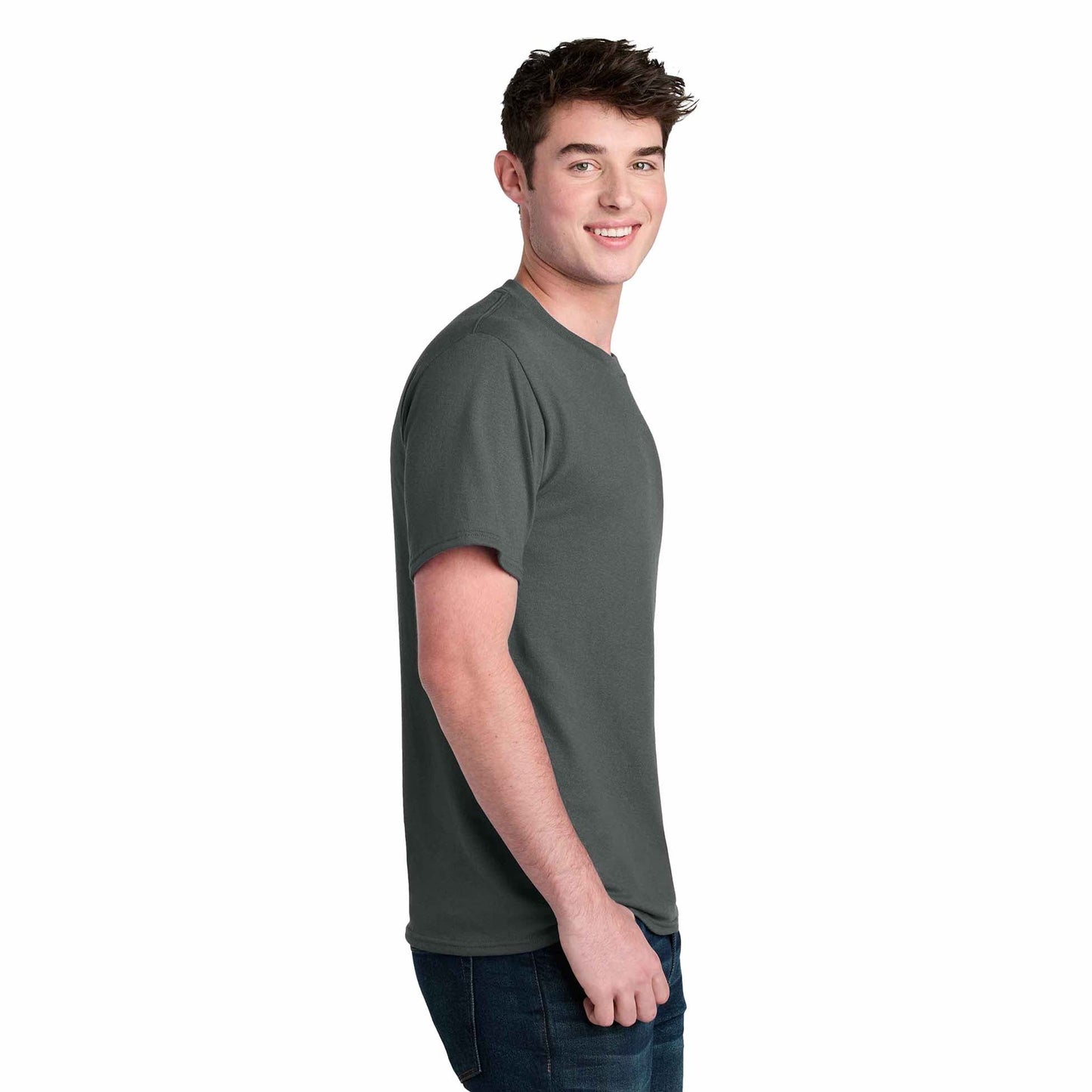 Aquatic Blue T-Shirts - Port & Company - Eco Friendly Cotton