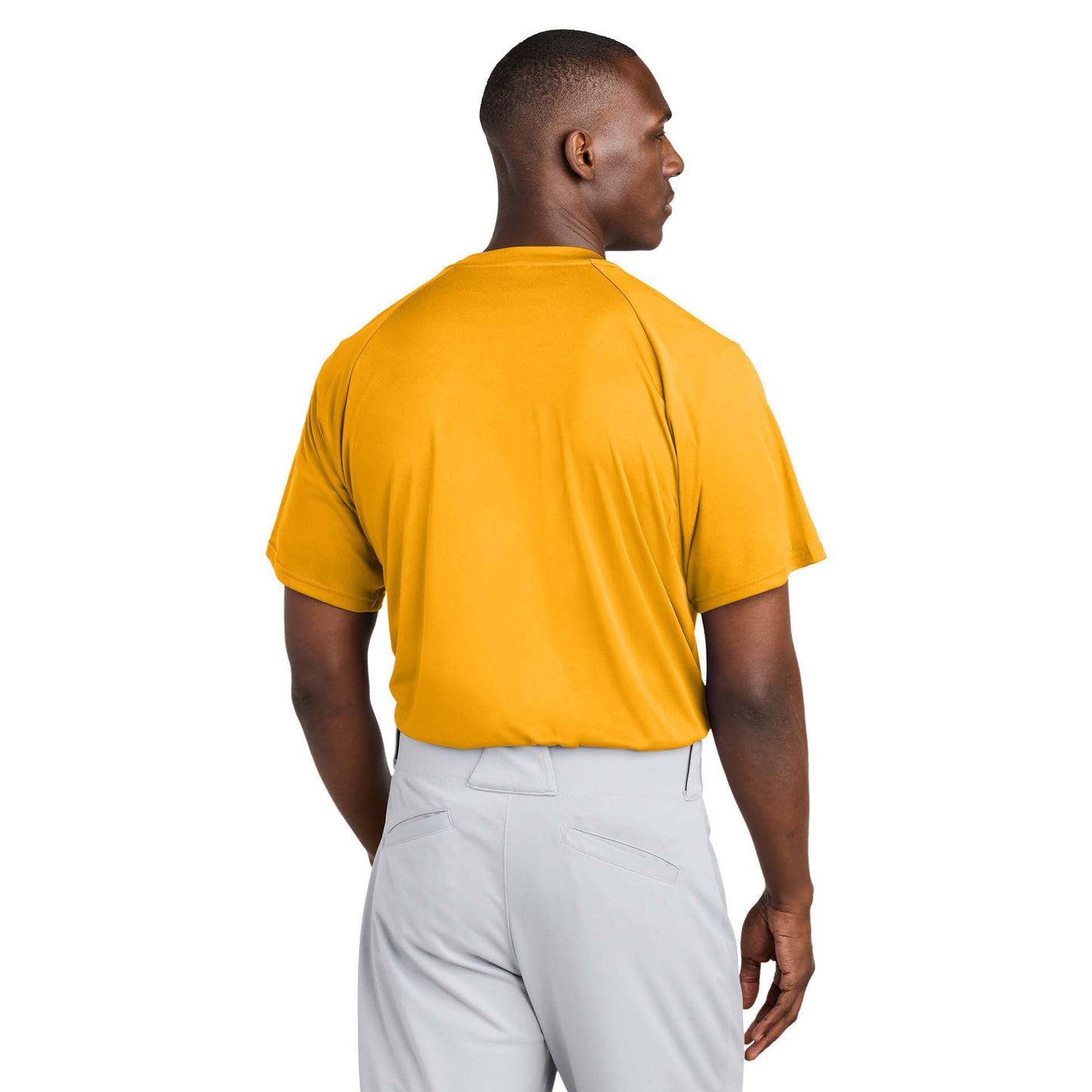 Black Henley Shirt - Sport-Tek - Soft Polyester