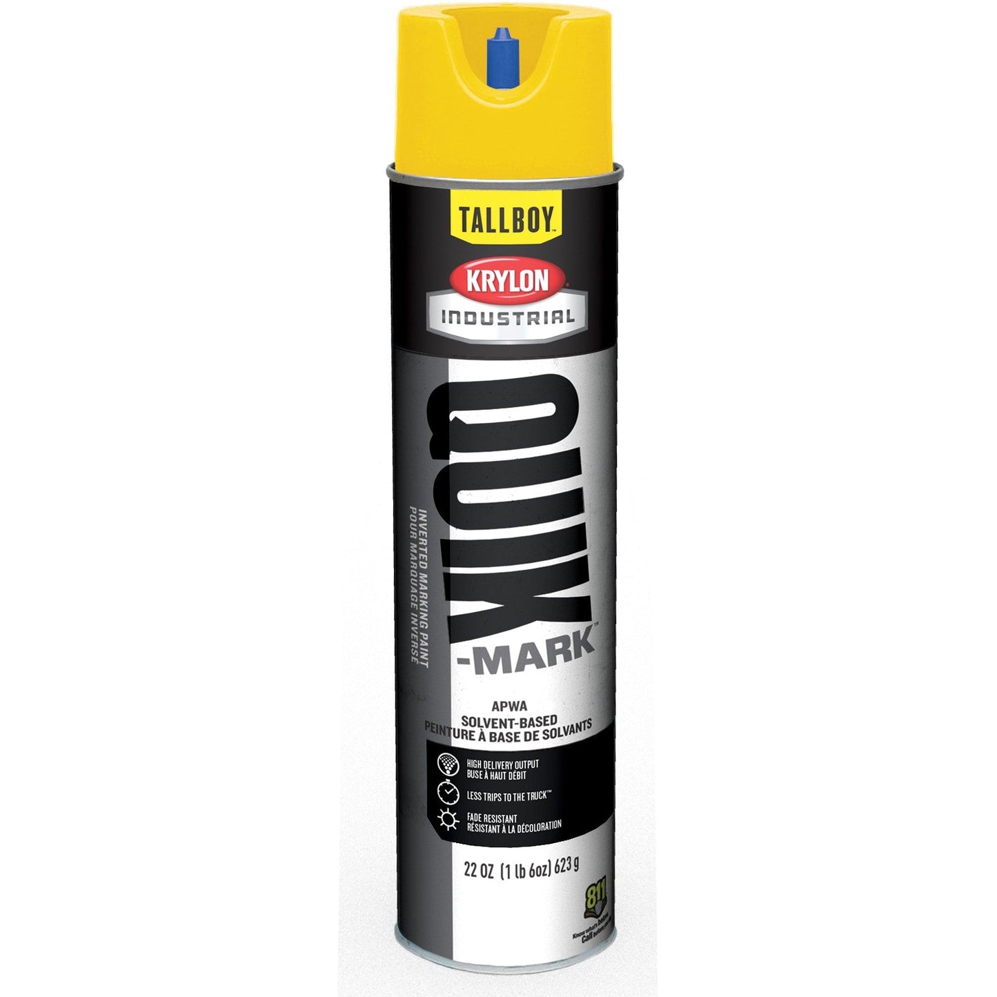 Fluorescent Orange Marking Paint - Krylon - Quick Drying