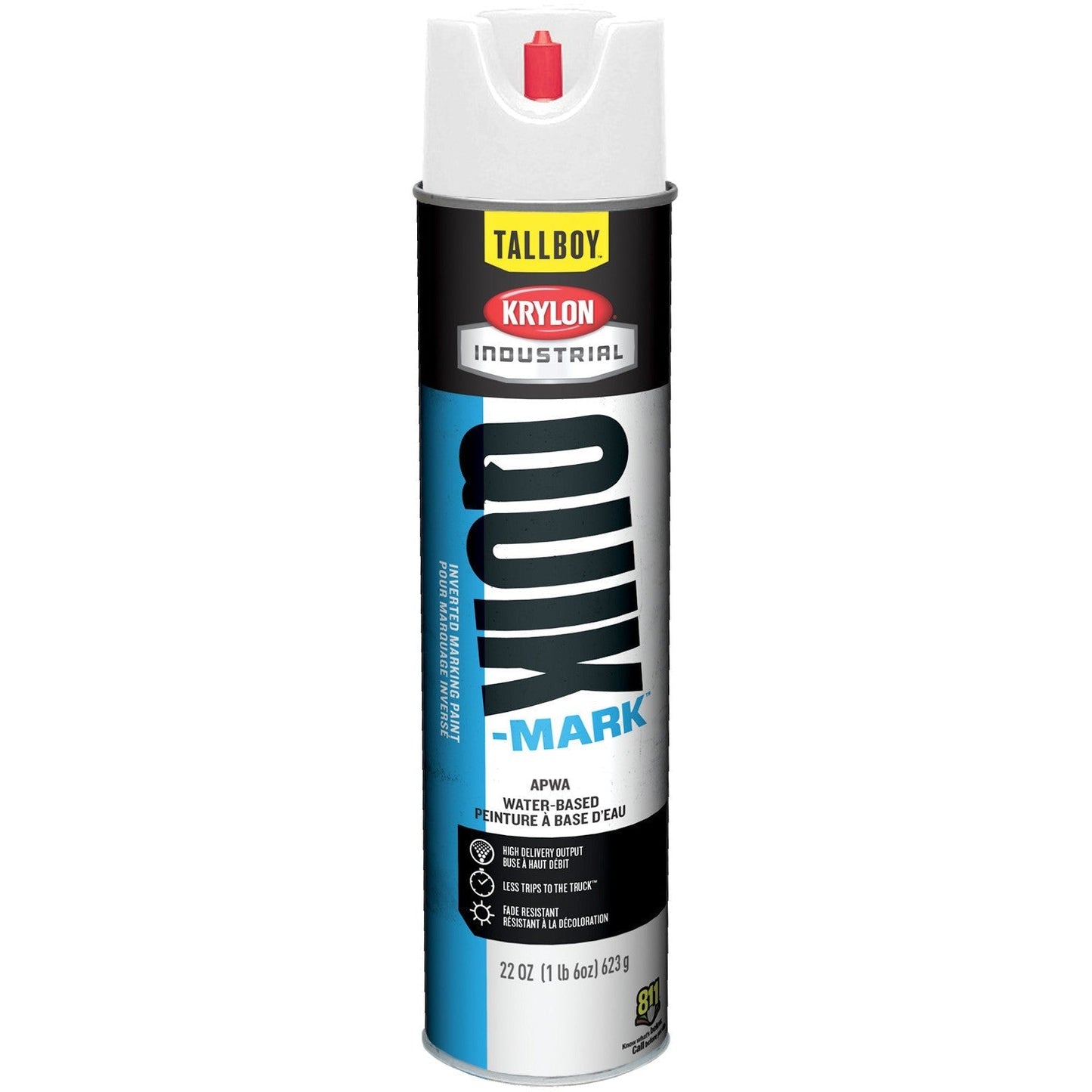 APWA Utility Yellow Marking Paint - Krylon - Fast-Drying
