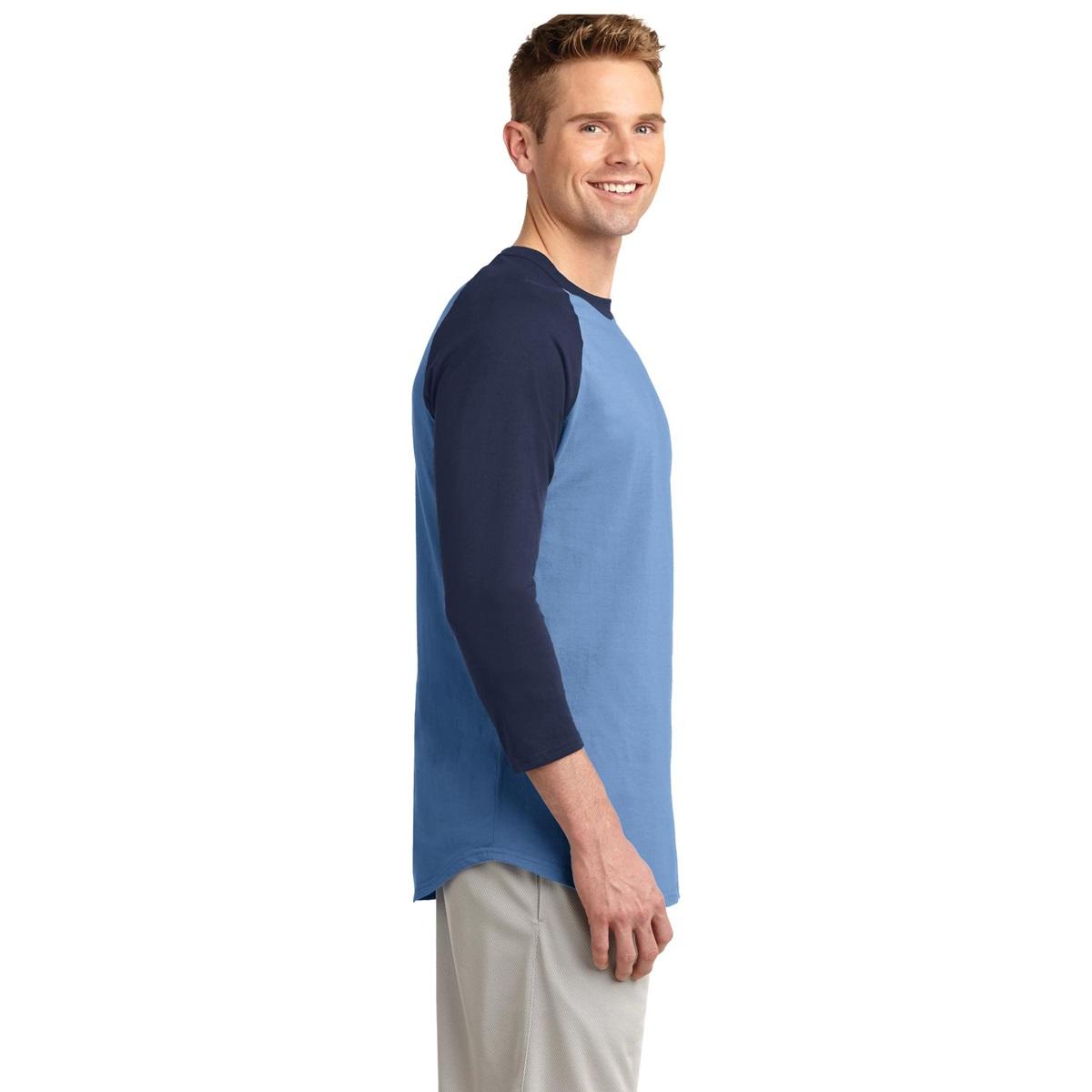 White/Deep Orange Jersey - Sport-Tek - Soft Cotton