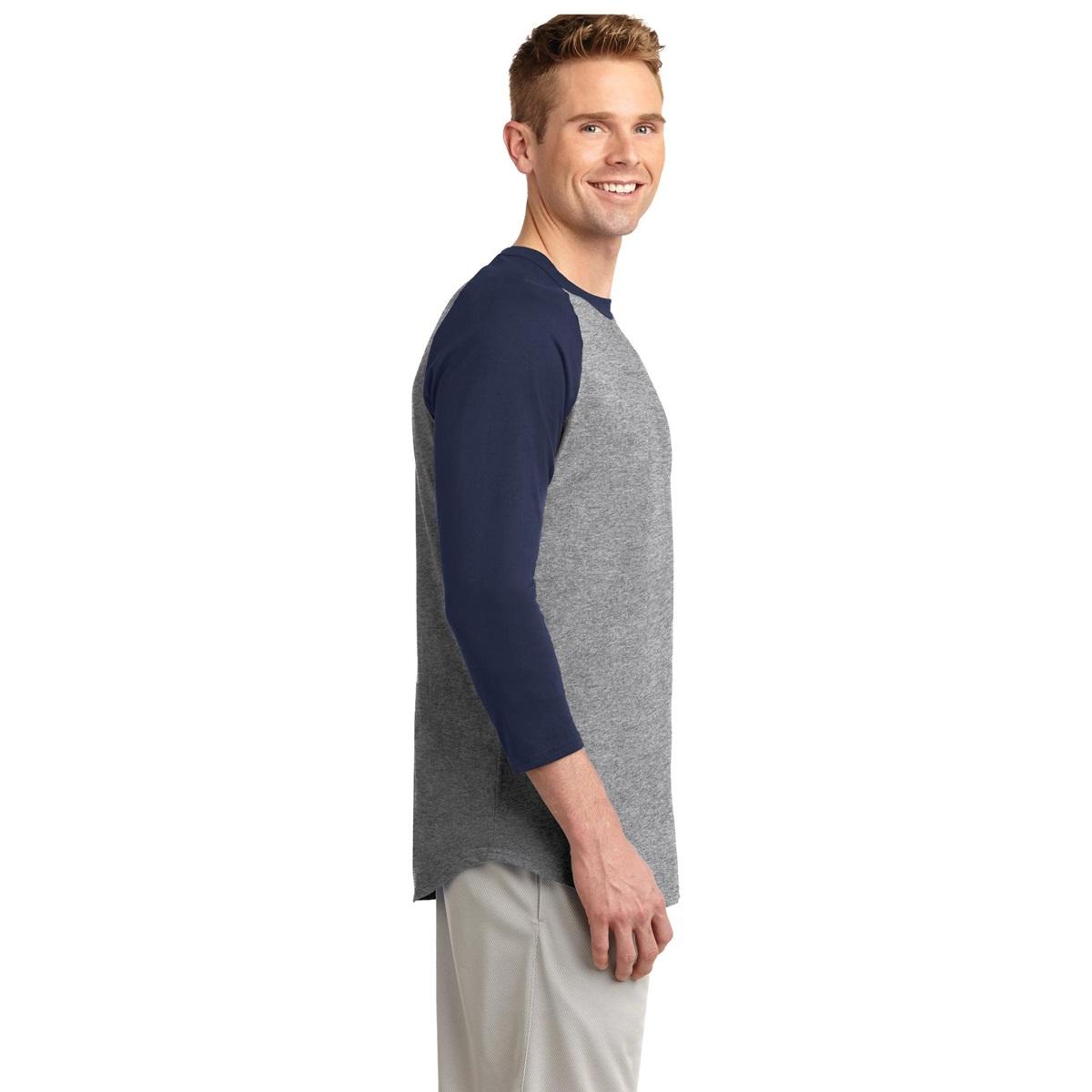 White/Deep Orange Jersey - Sport-Tek - Soft Cotton