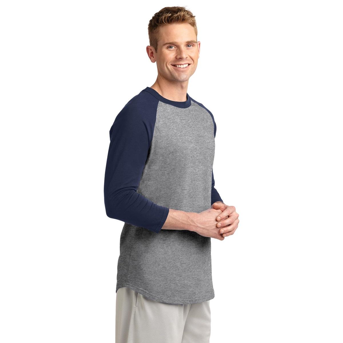 White/Deep Orange Jersey - Sport-Tek - Soft Cotton