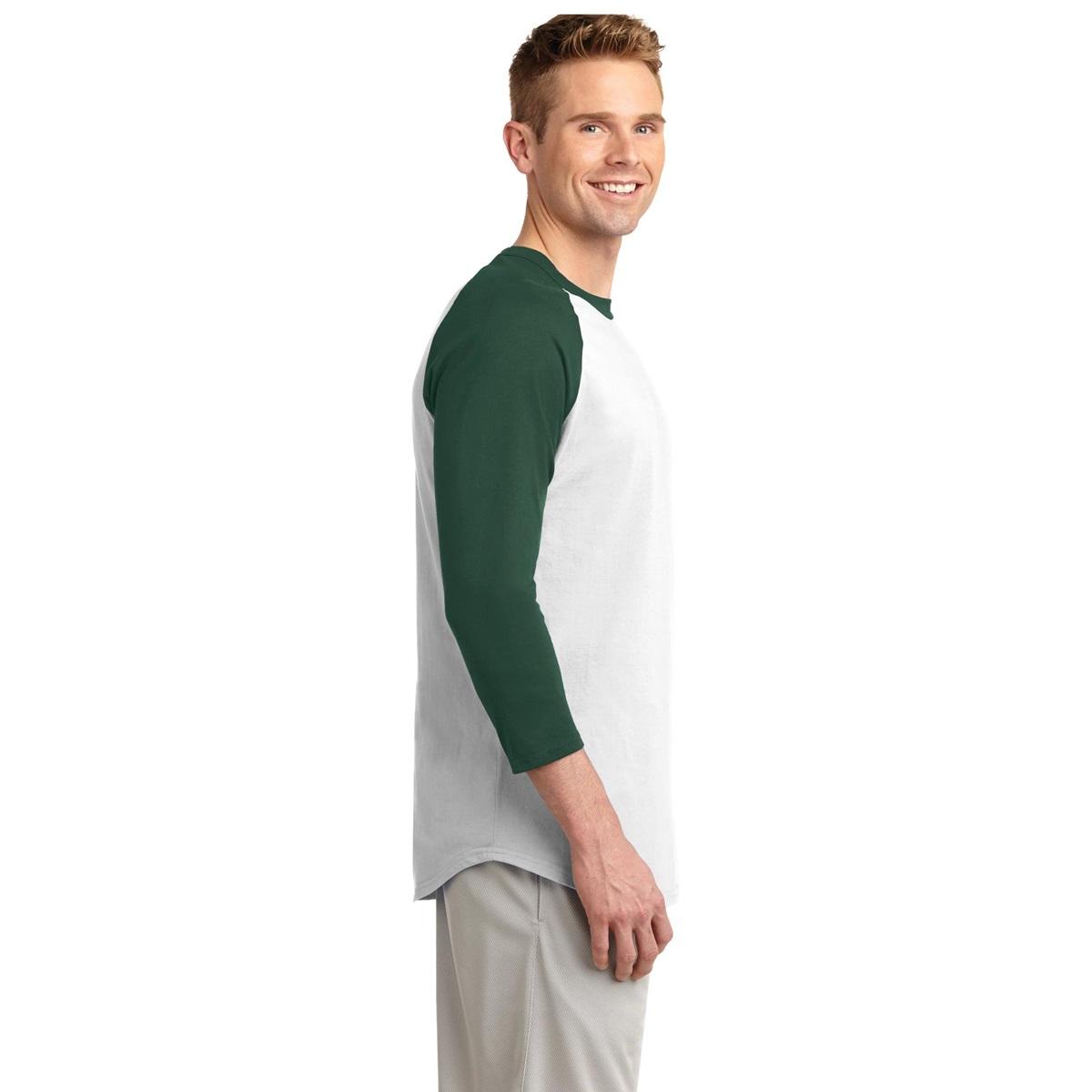 White/Deep Orange Jersey - Sport-Tek - Soft Cotton