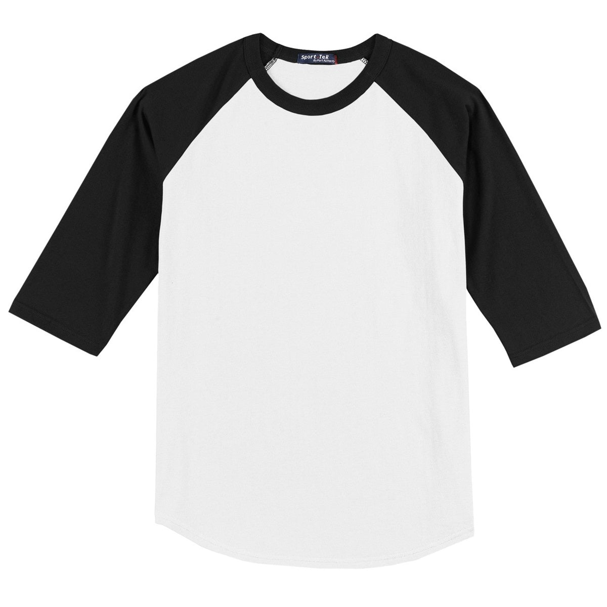 White/Deep Orange Jersey - Sport-Tek - Soft Cotton