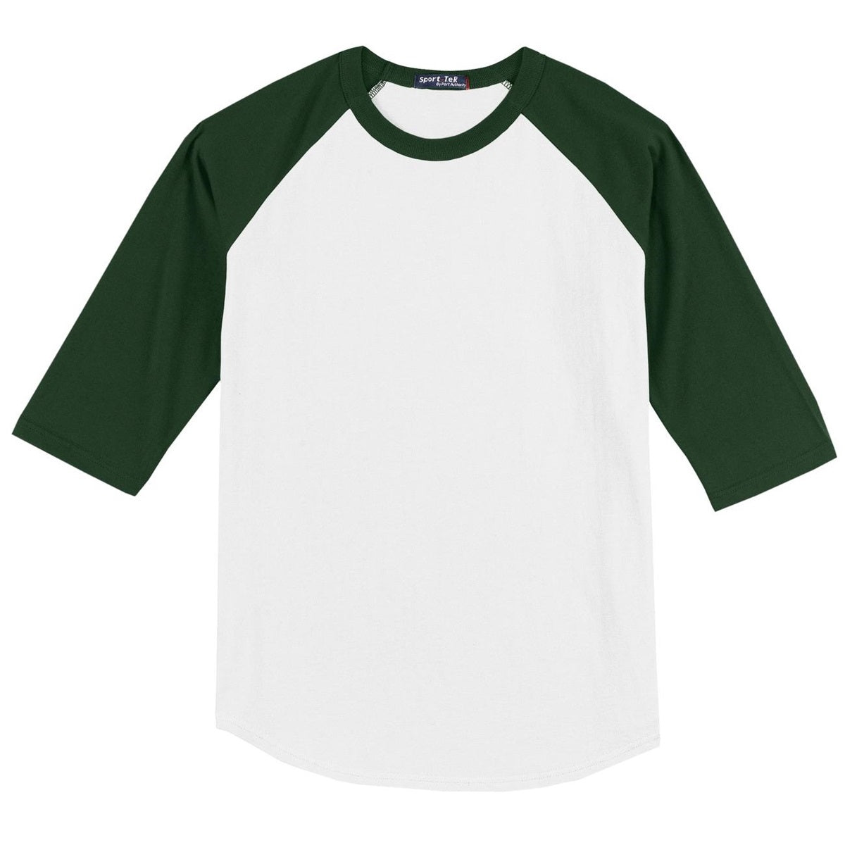 White/Deep Orange Jersey - Sport-Tek - Soft Cotton