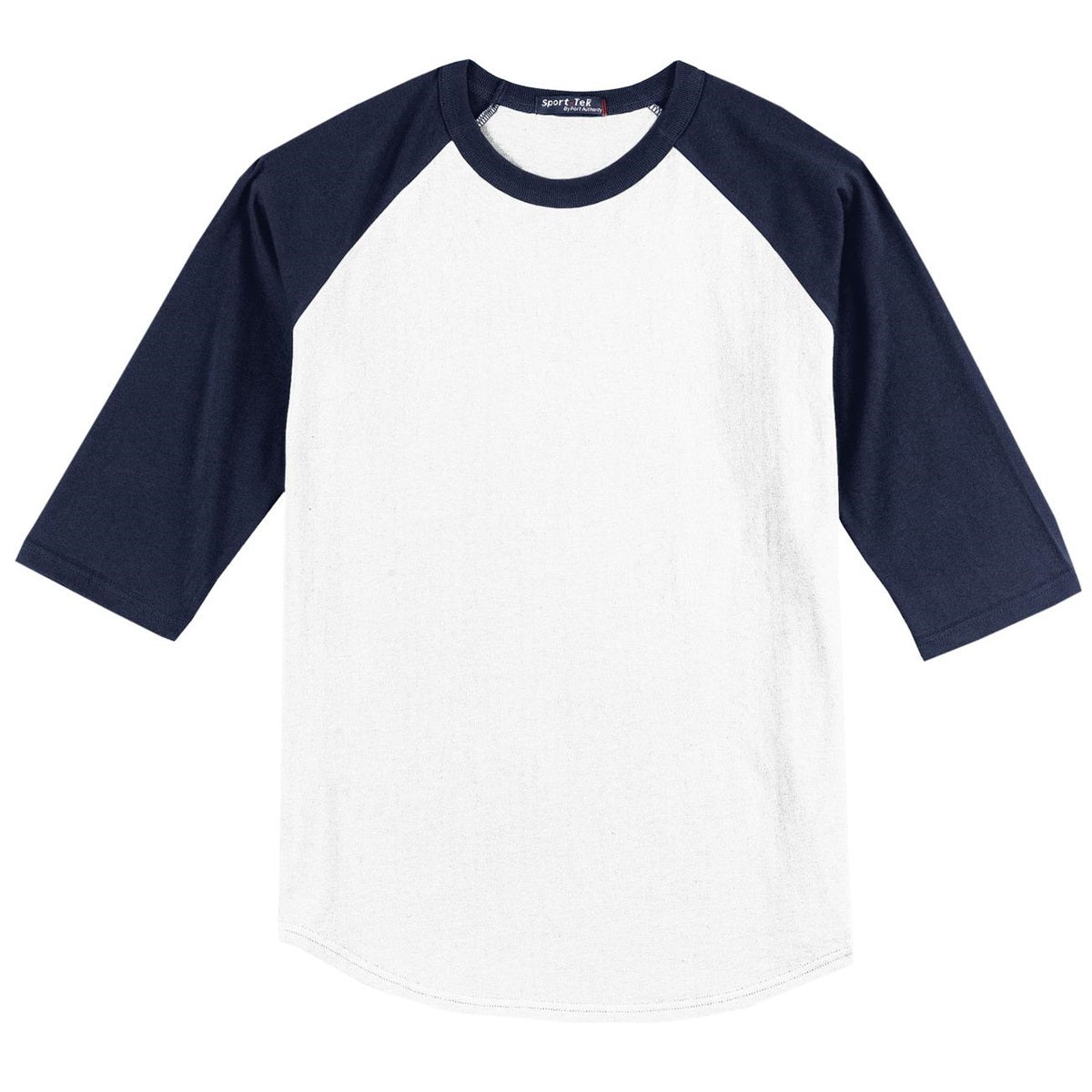 White/Deep Orange Jersey - Sport-Tek - Soft Cotton
