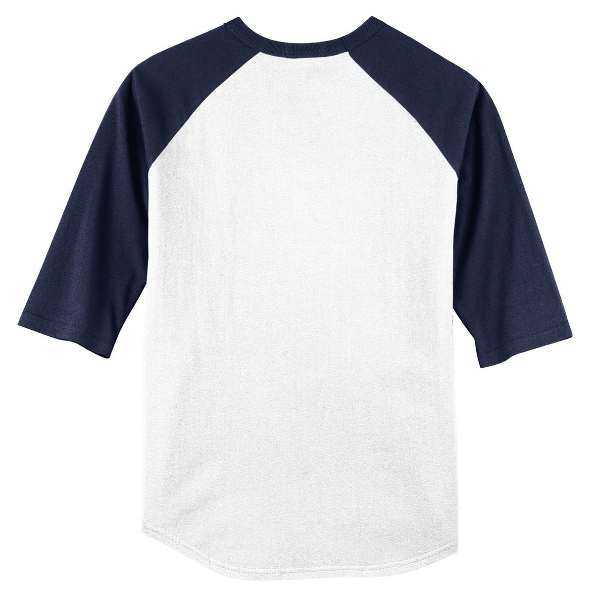 White/Deep Orange Jersey - Sport-Tek - Soft Cotton