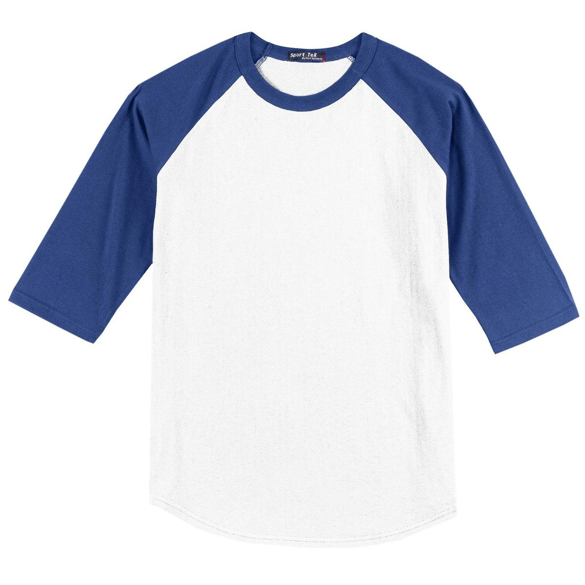 White/Deep Orange Jersey - Sport-Tek - Soft Cotton