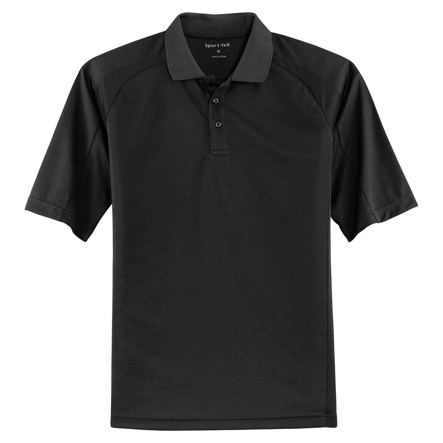 Black Polo Shirt - Sport-Tek - Dri-Mesh Comfort Fit
