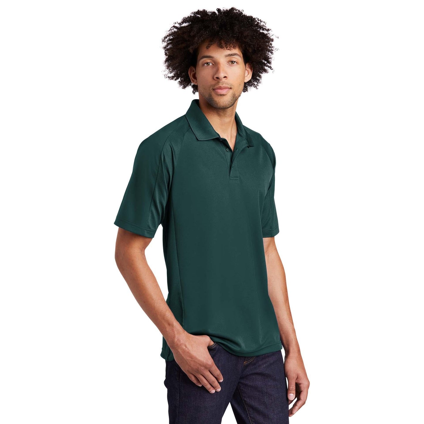 Black Polo Shirt - Sport-Tek - Dri-Mesh Comfort Fit