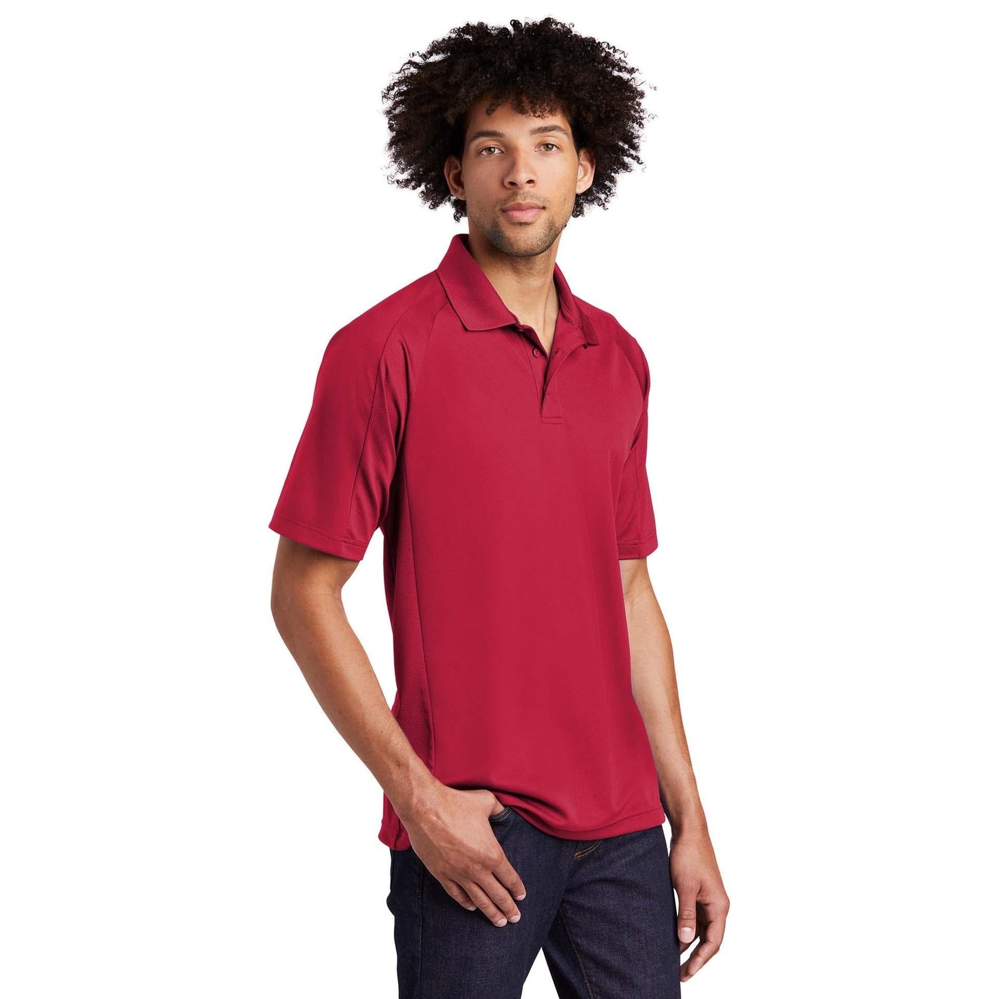 Black Polo Shirt - Sport-Tek - Dri-Mesh Comfort Fit