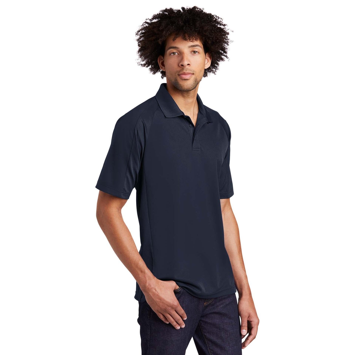Black Polo Shirt - Sport-Tek - Dri-Mesh Comfort Fit