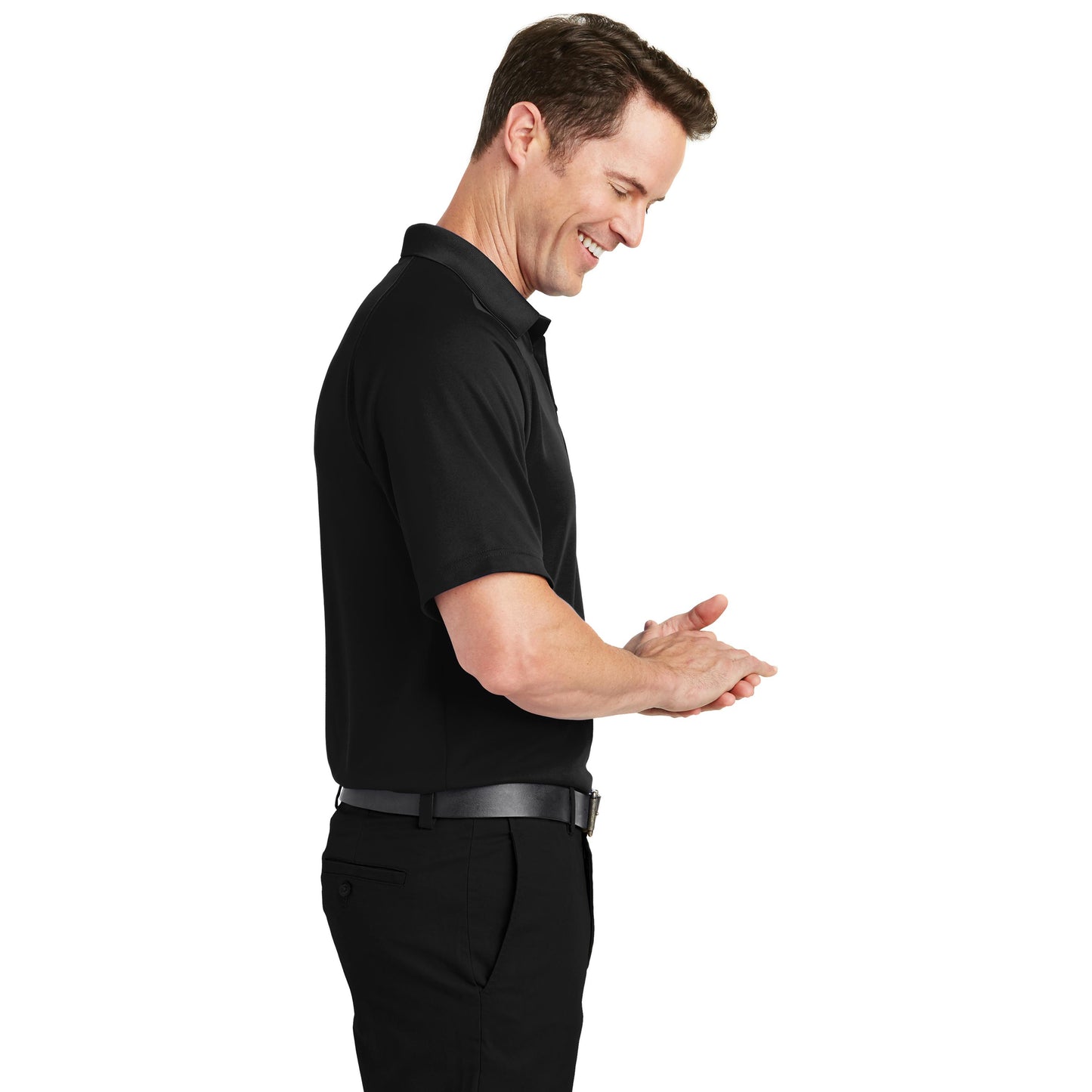 Black Polo Shirt - Sport-Tek - Comfortable Polyester