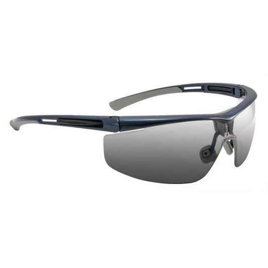 Glasses | North Safety | Adjustable Fit Blue Frame - brand - Smoke Lens
