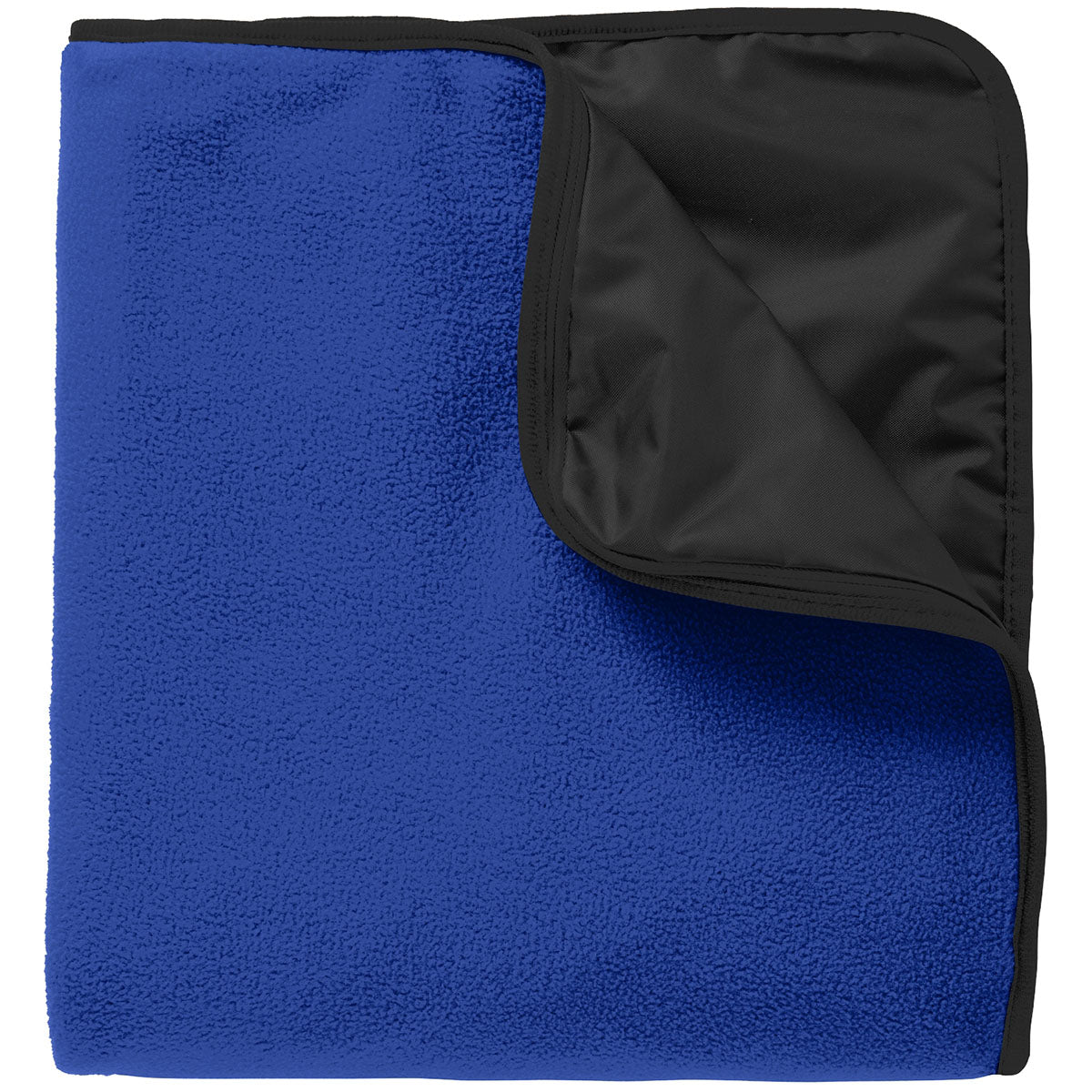 Lead Grey/Black Blanket - Port Authority - Cozy Fleece