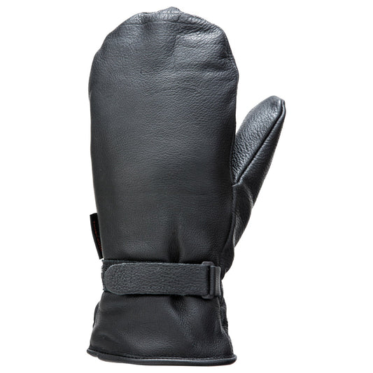 Black Performance Gloves - Tough Duck - Leather Mitt