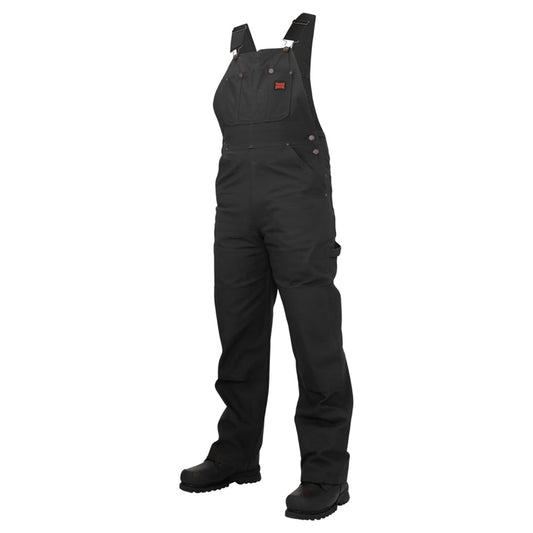 Black Overalls - Tough Duck - Durable Cotton Design
