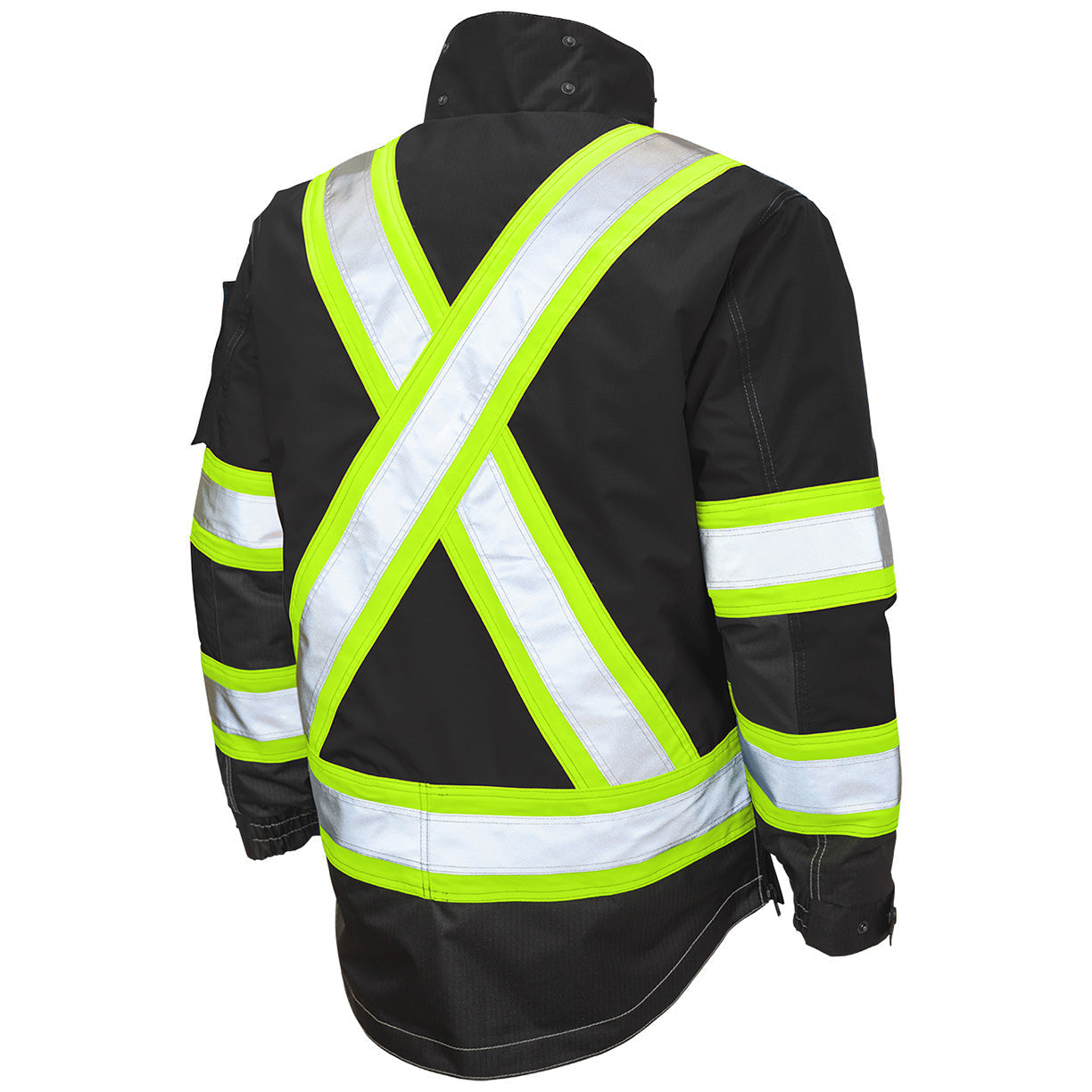 Black Safety Jackets - Tough Duck - Waterproof Comfort