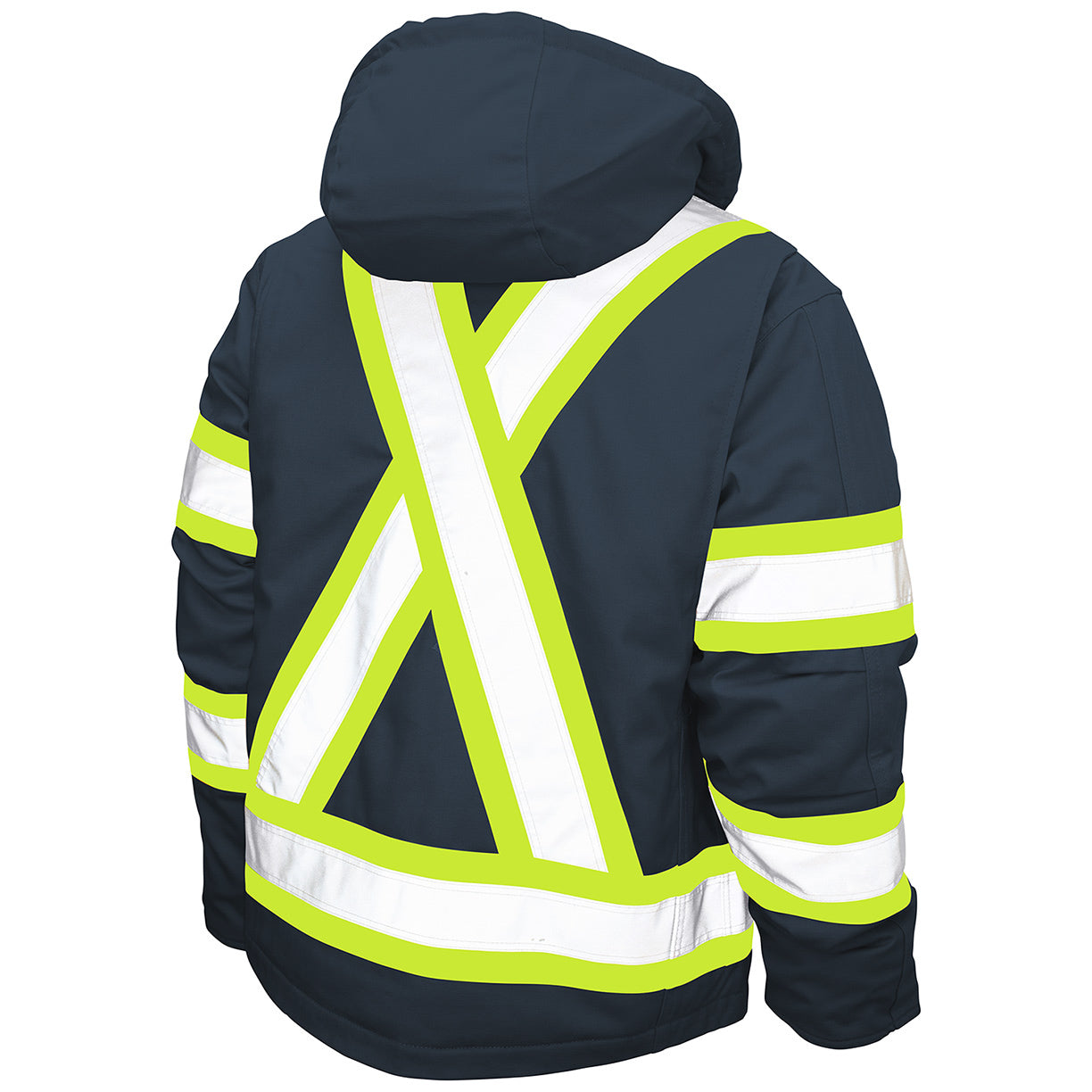 Black Safety Jacket - Tough Duck - Durable and Warm