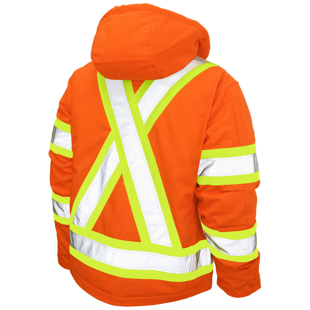 Black Safety Jacket - Tough Duck - Durable and Warm