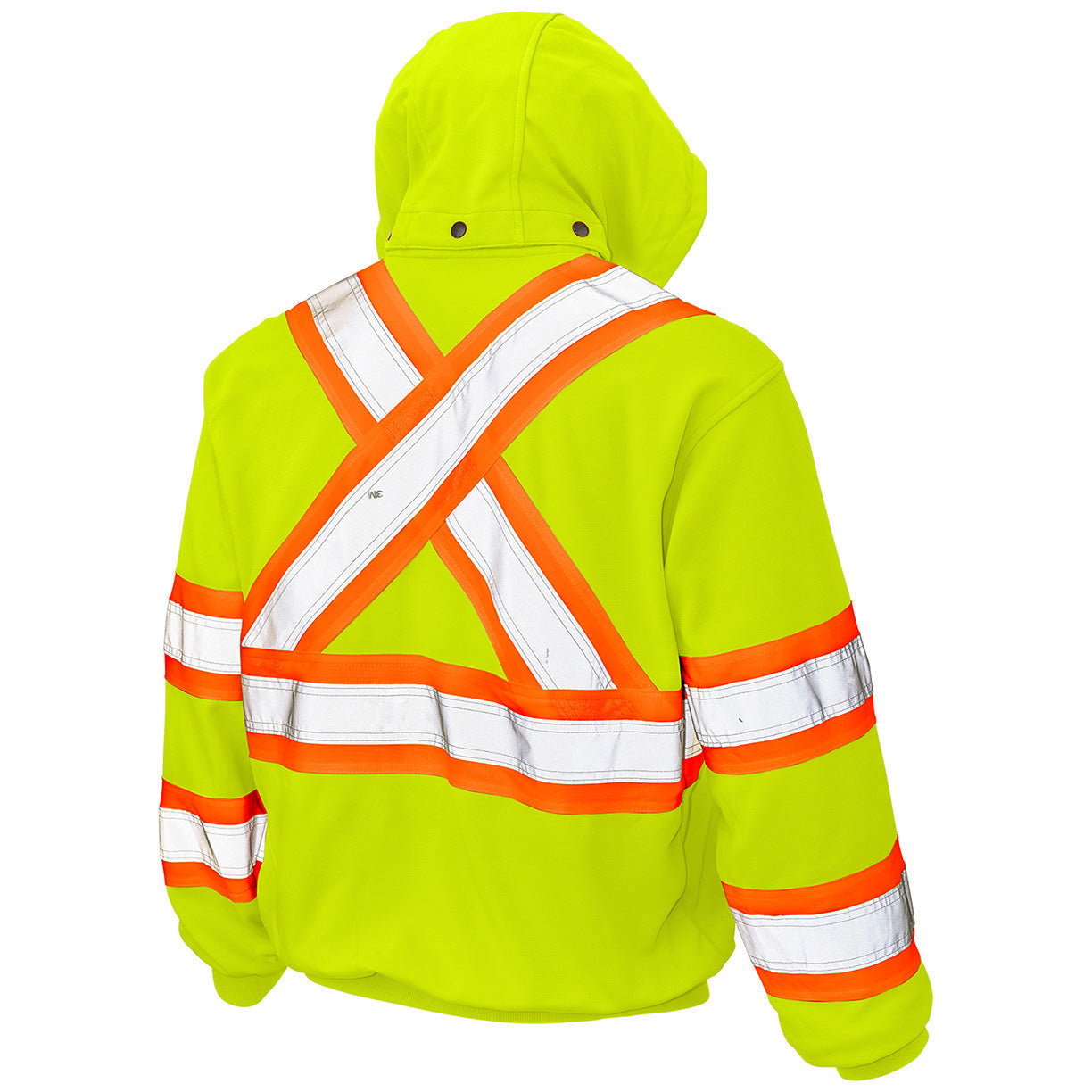 Black Safety Sweatshirt - Tough Duck - Fleece Unlined