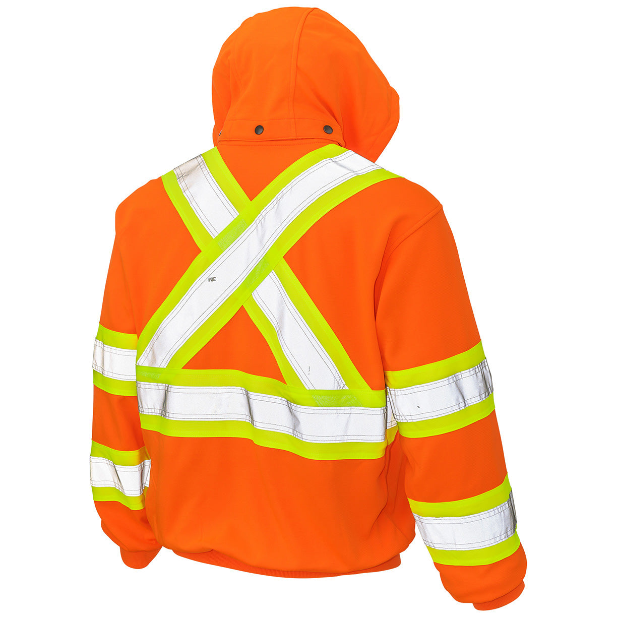 Black Safety Sweatshirt - Tough Duck - Fleece Unlined