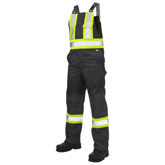 Black Overalls - Tough Duck - Durable Twill Fabric