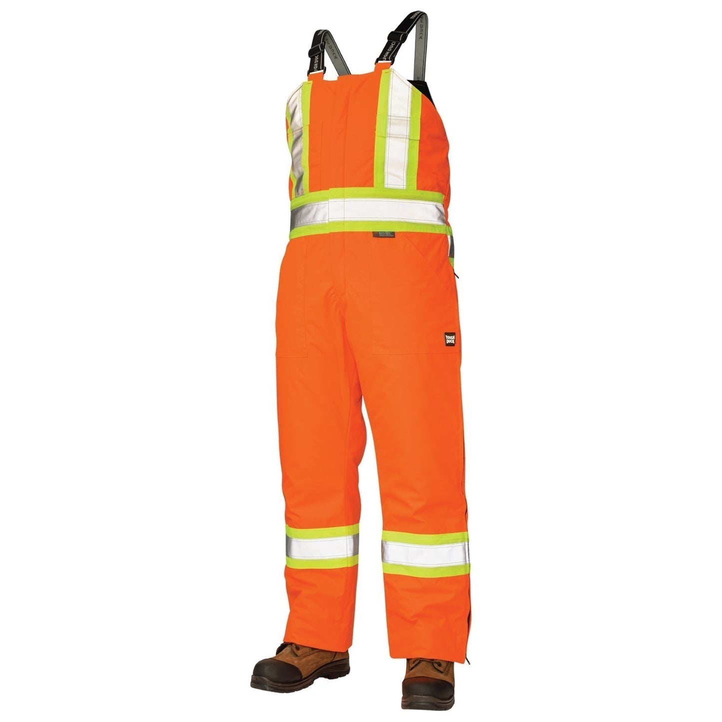 Black Insulated Overalls - Tough Duck - Poly Oxford