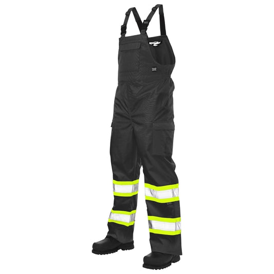 Black Waterproof Overalls - Tough Duck - Ripstop Material