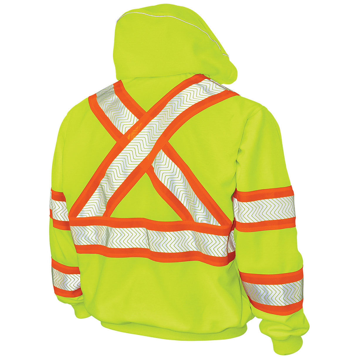 Black Safety Sweatshirt - Tough Duck - Thermal Lined