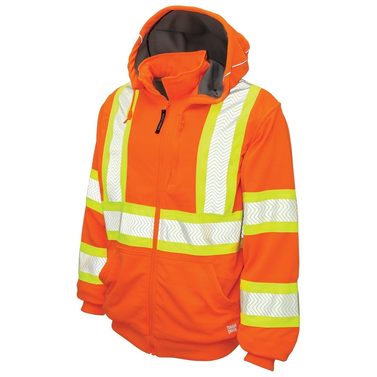 Black Safety Sweatshirt - Tough Duck - Thermal Lined