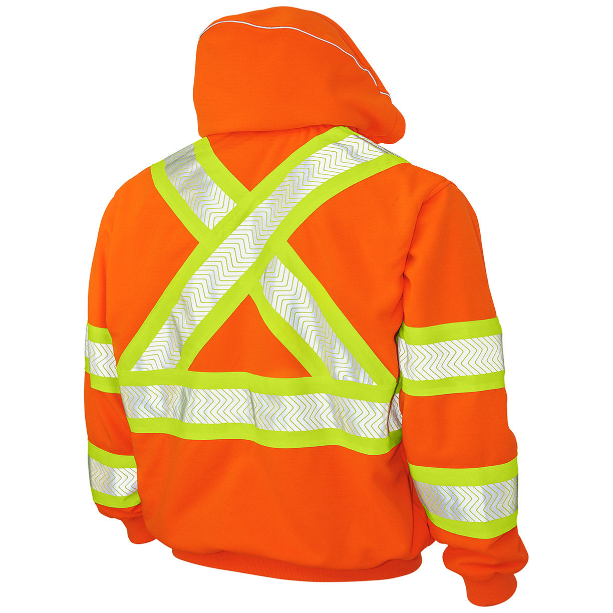 Black Safety Sweatshirt - Tough Duck - Thermal Lined