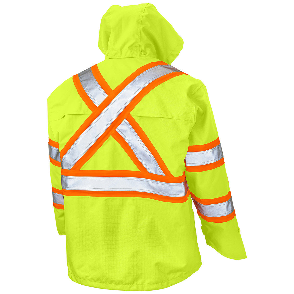 Black Rain Jacket - Tough Duck - Waterproof Design