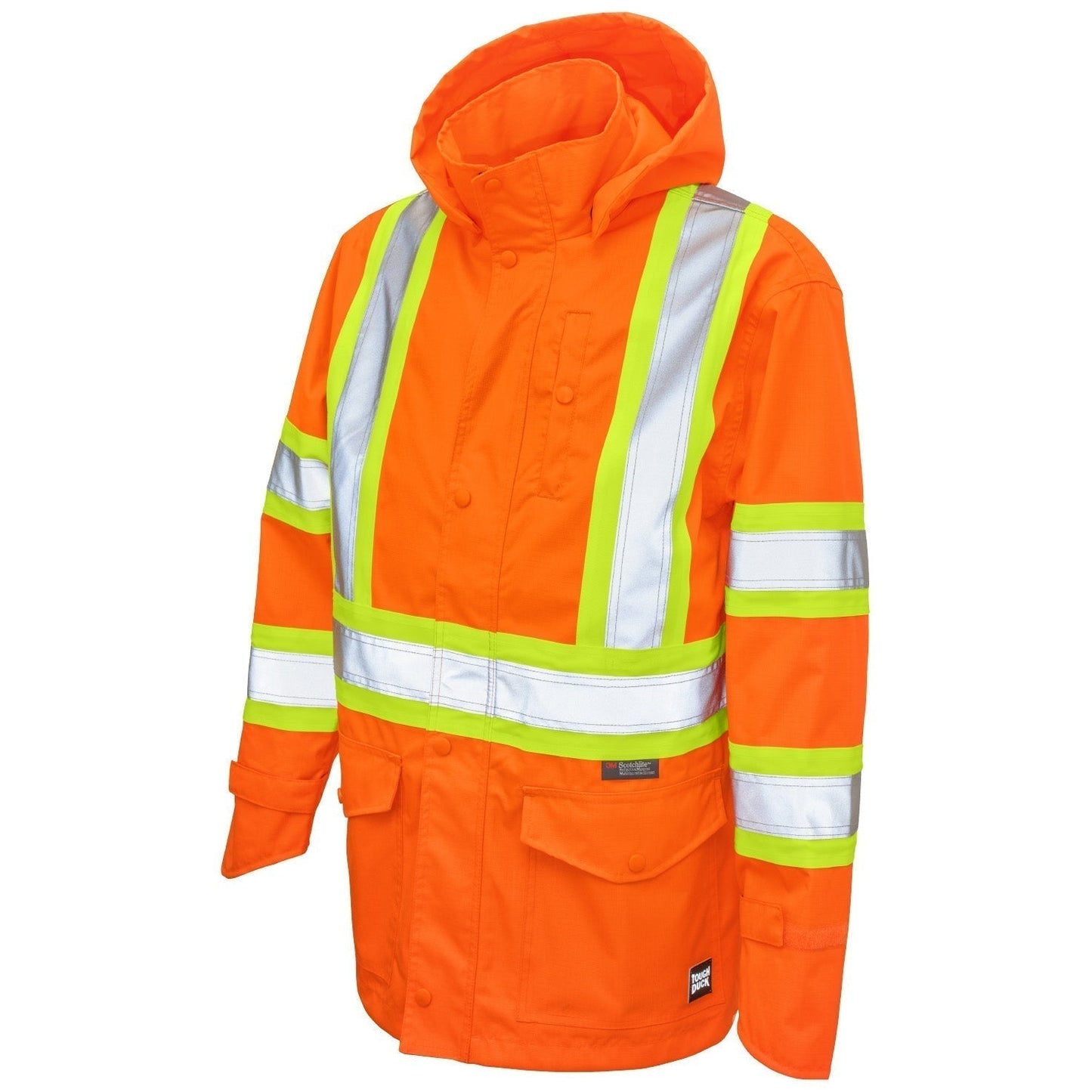 Black Rain Jacket - Tough Duck - Waterproof Design