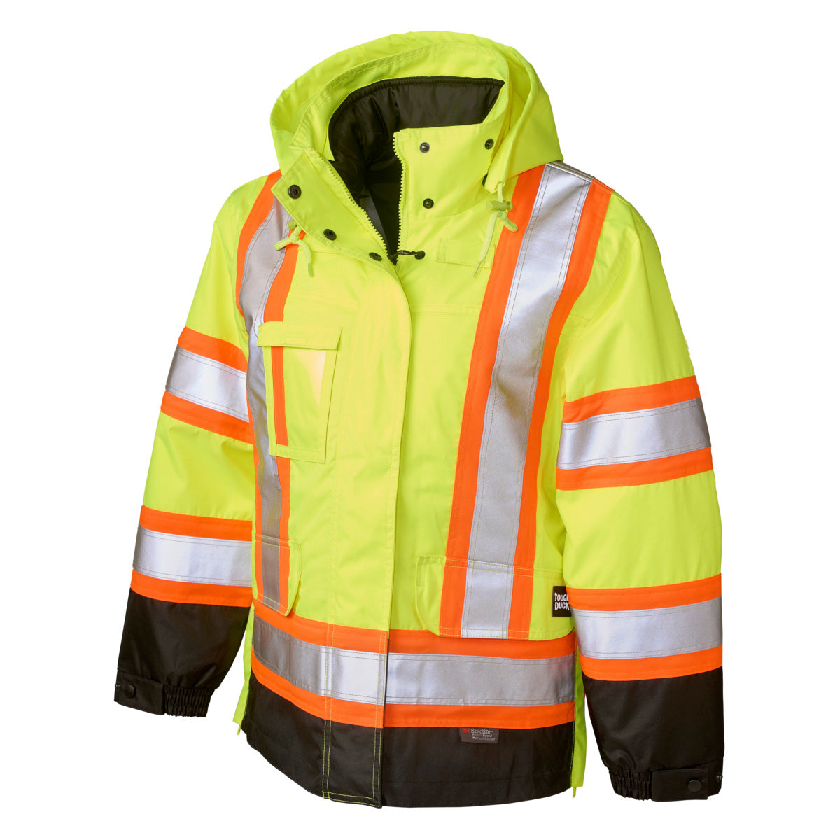 Black Safety Jacket - Tough Duck - Durable Design