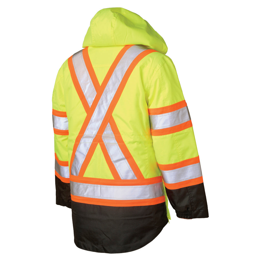 Black Safety Jacket - Tough Duck - Durable Design