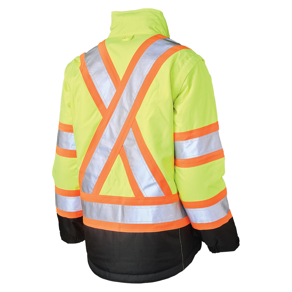 Black Safety Jacket - Tough Duck - Durable Design