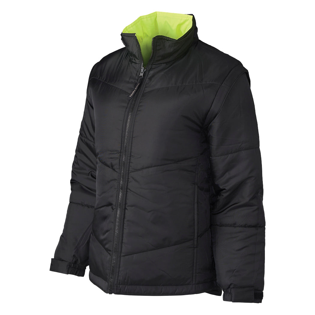 Black Safety Jacket - Tough Duck - Durable Design