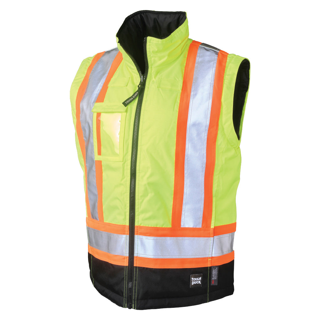 Black Safety Jacket - Tough Duck - Durable Design