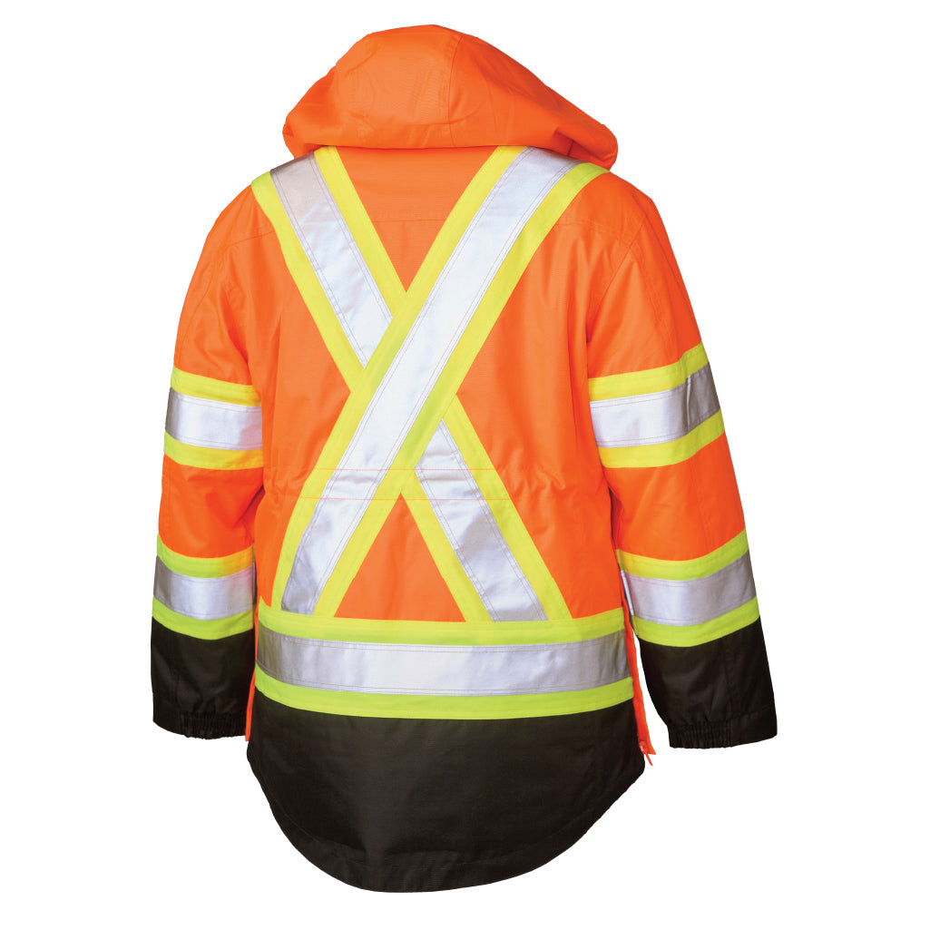 Black Safety Jacket - Tough Duck - Durable Design