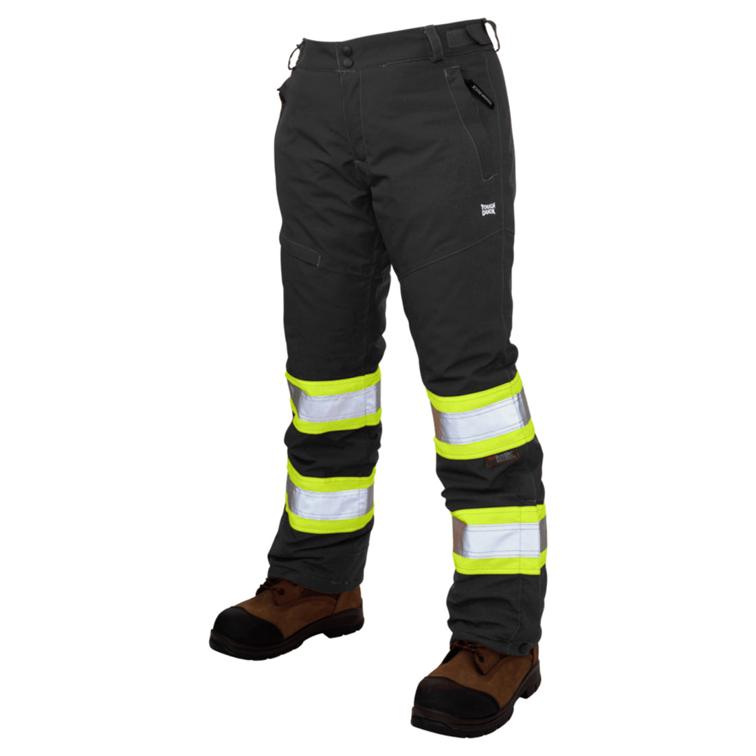 Black Safety Pants - Tough Duck - Insulated Flex