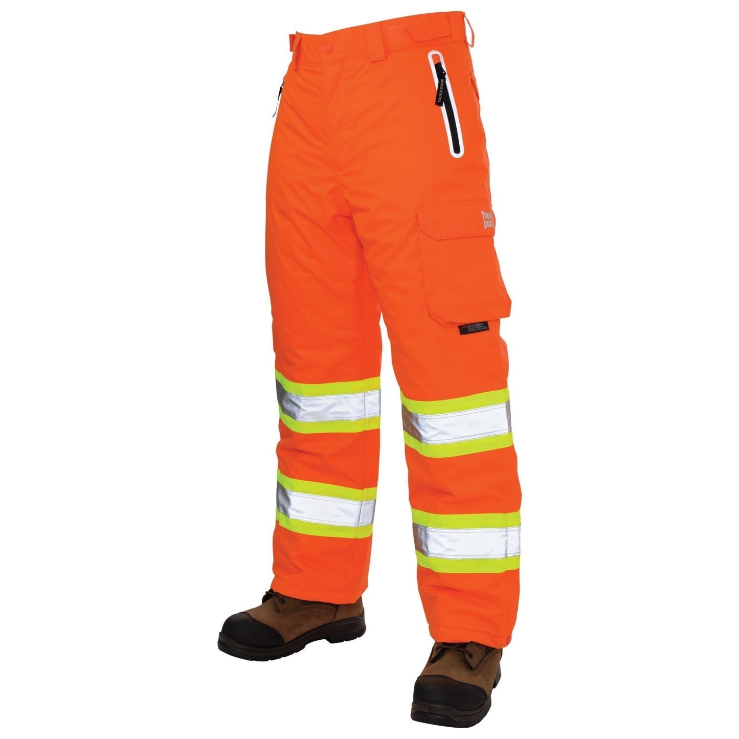 Black Safety Pants - Tough Duck - Warm Ripstop Design