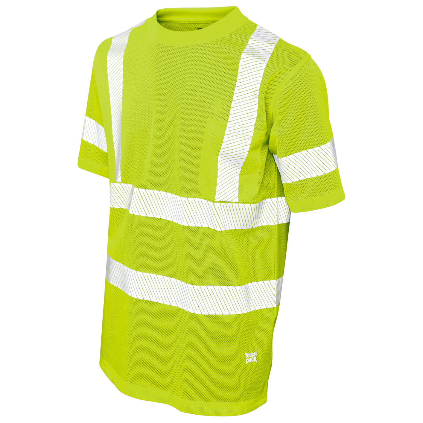 Black Safety Shirts - Tough Duck - Micro Mesh Short Sleeve