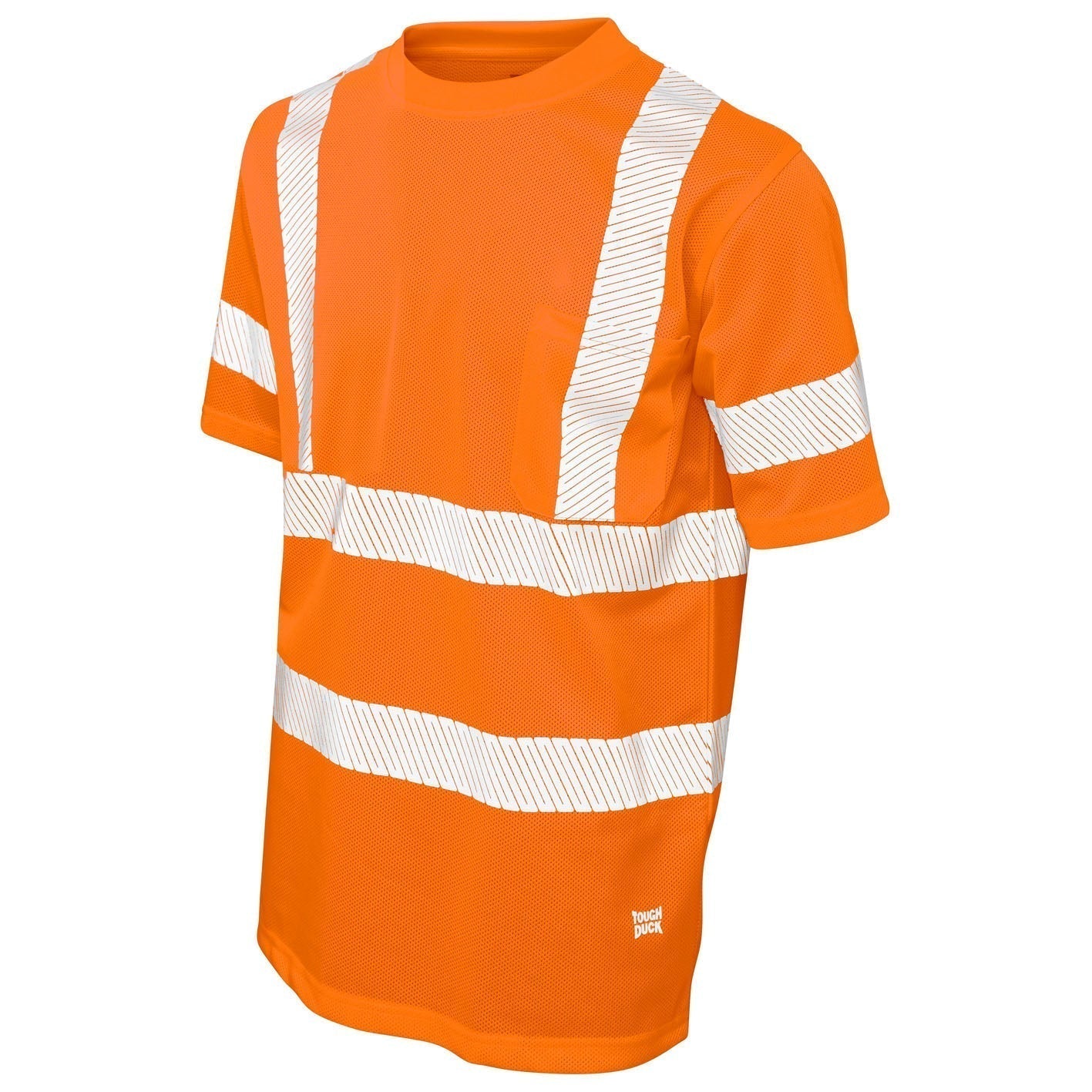 Black Safety Shirts - Tough Duck - Micro Mesh Short Sleeve