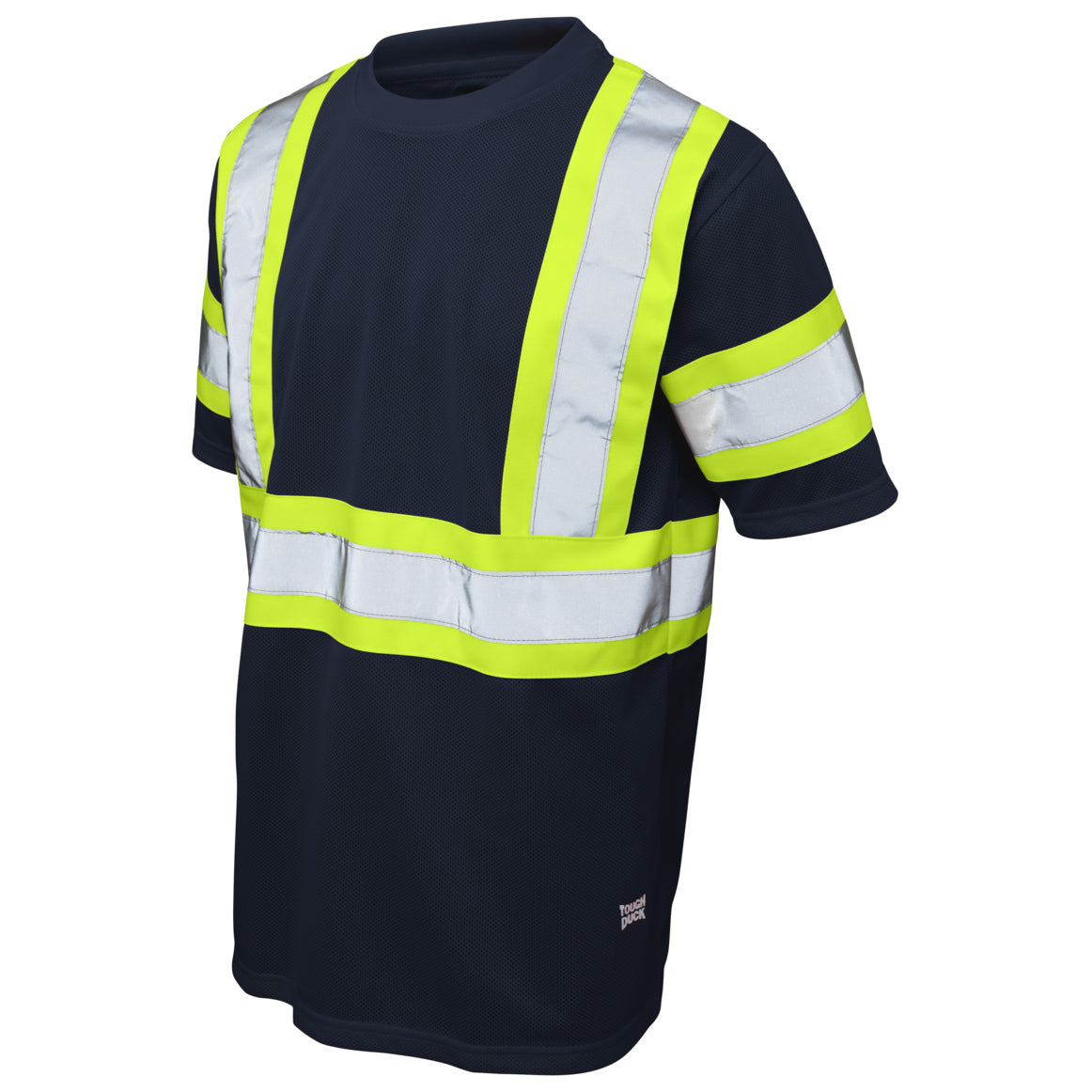 Black Safety Shirts - Tough Duck - Micro Mesh Design